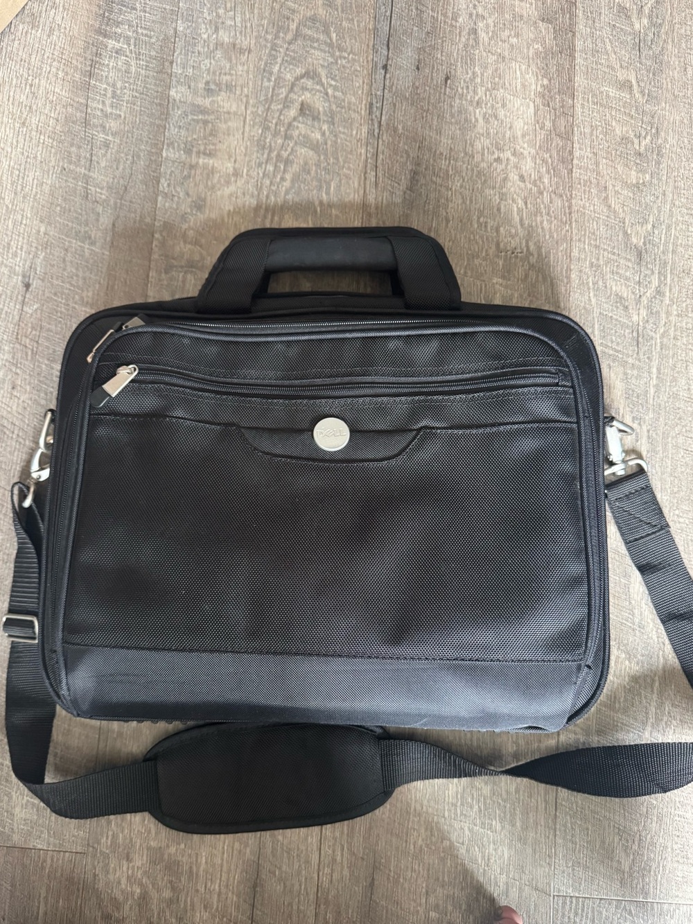 Black Men's Briefcase Laptop Bag
